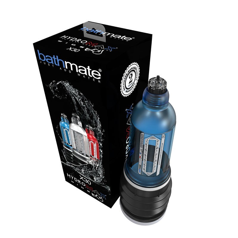 Pompe à pénis - Bathmate Hydromax X30 Wide Boy Bleu