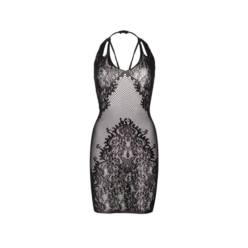 Robe sexy avec résille et dentelle (noir) – Leg Avenue