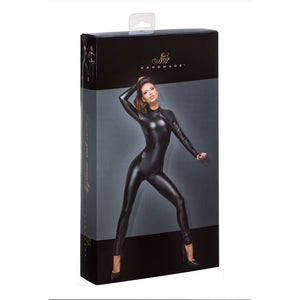 Combinaison moulante BDSM F162 - Noir Handmade