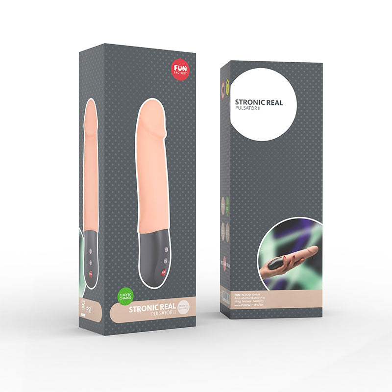Vibromasseur Pulsateur Fun Factory Stronic REAL Click'n'Charge - Flesh