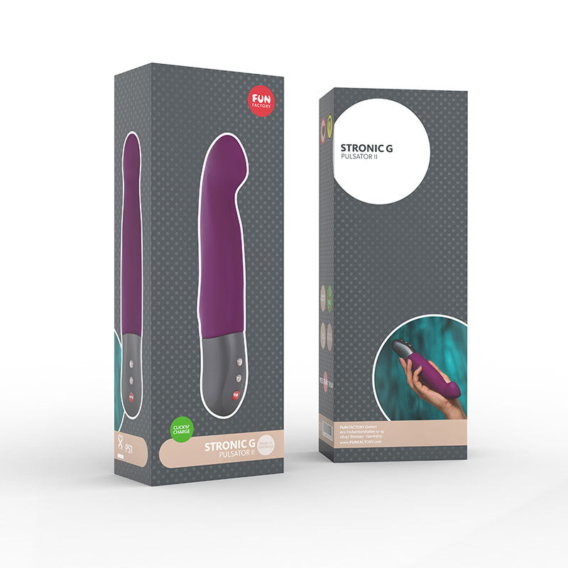 Vibromasseur Pulsateur II Fun Factory Stronic G Click'n'Charge - Purple