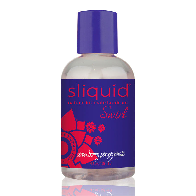 Lubrifiant aromatisé Grenade & Fraise - SLIQUID Swirl 125ml