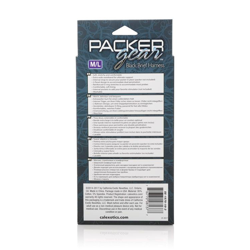 Culotte Harnais pour godemichet - Packing Brief Harness