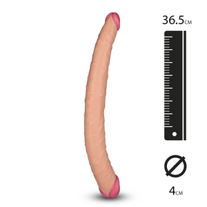 Double dong réaliste Beige - Lady Killer 14"