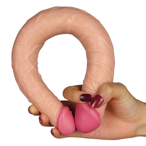 Double dong réaliste Beige - Lady Killer 14"