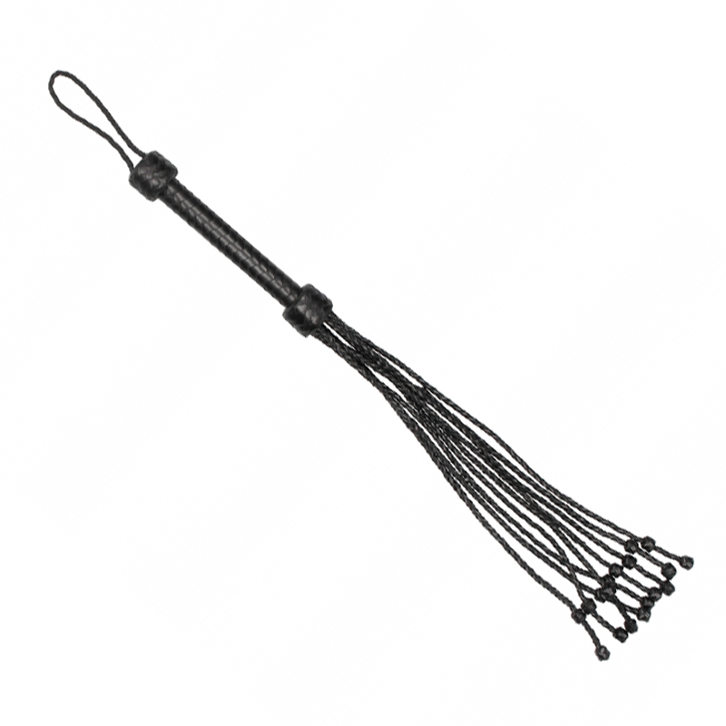 Martinet BDSM en cuir tressé