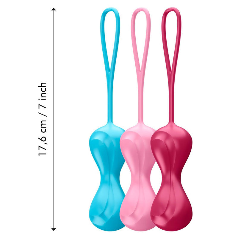 Set de Boules de Geisha avec billes internes - Satisfyer Balls