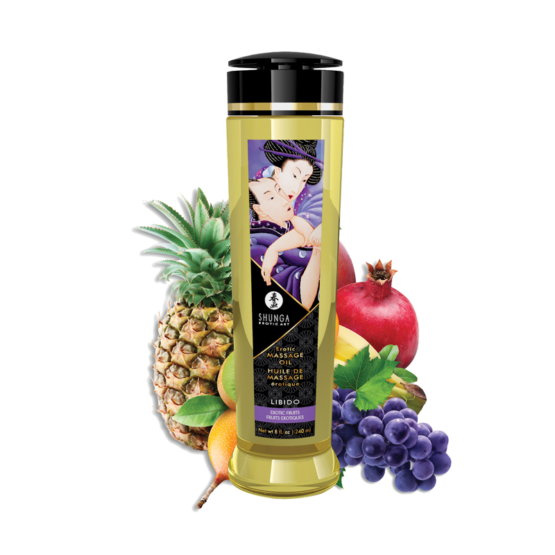 Huile de massage érotique - Shunga Libido
