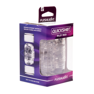 Fleshlight Quickshot Riley Reid Compact Utopia (transparent) - Masturbateur