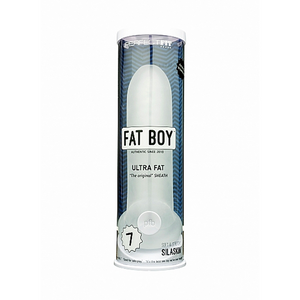 Fat Boy Original Ultra Fat 7" transparent - Gaine pour pénis Perfect Fit
