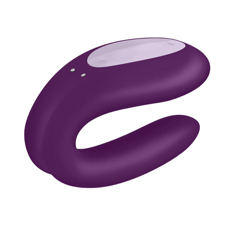 Vibromasseur pour couple Double Joy (violet) – Satisfyer