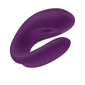 Vibromasseur pour couple Double Joy (violet) – Satisfyer
