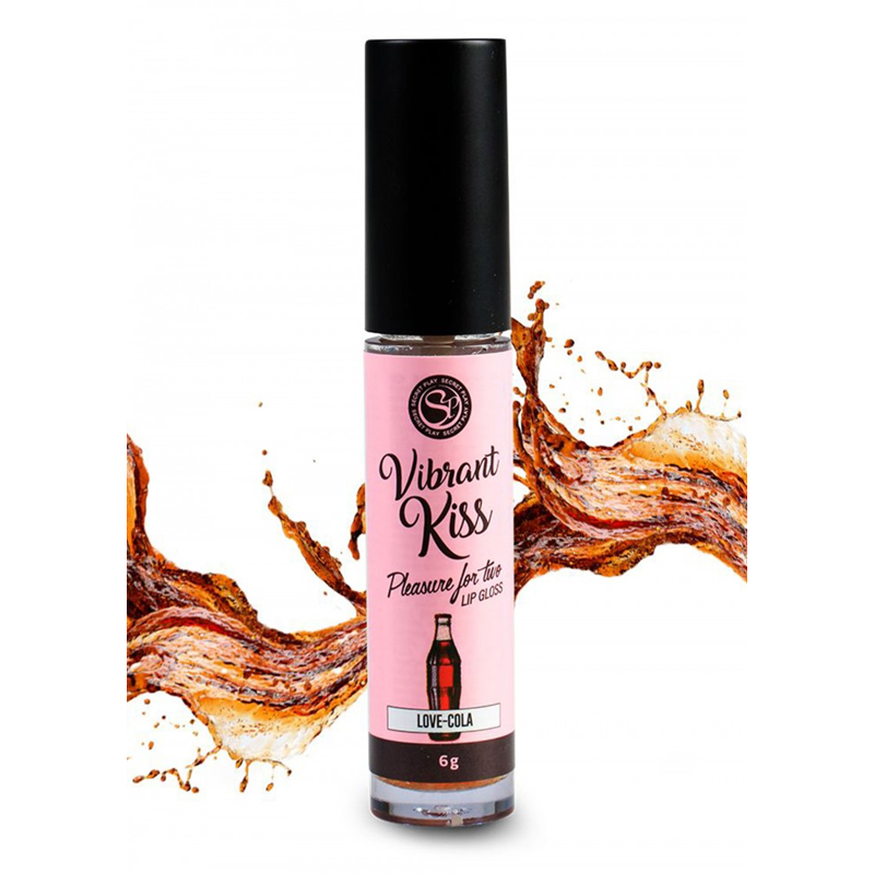 Gloss à fellation Vibrant Kiss (Cola) - Secret Play