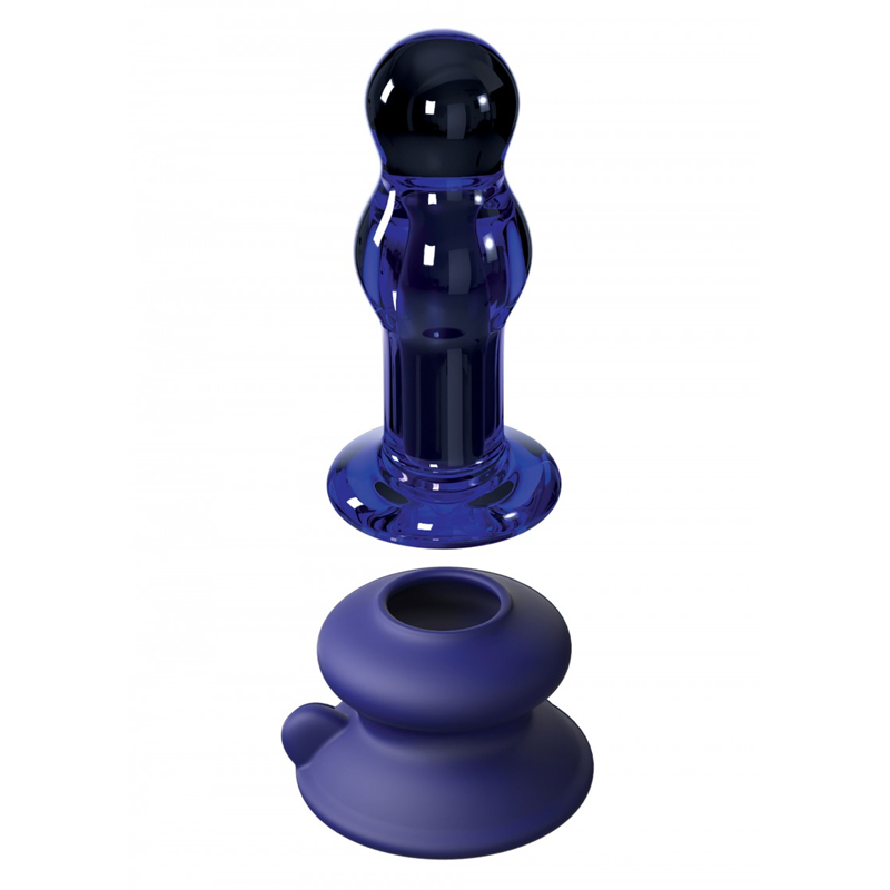 Plug anal vibrant en verre - Icicles No 83