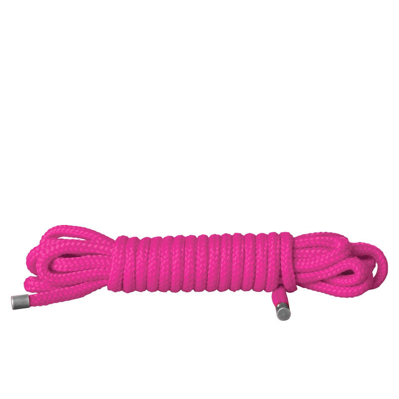 Corde japonaise de bondage Rose 10m - Ouch