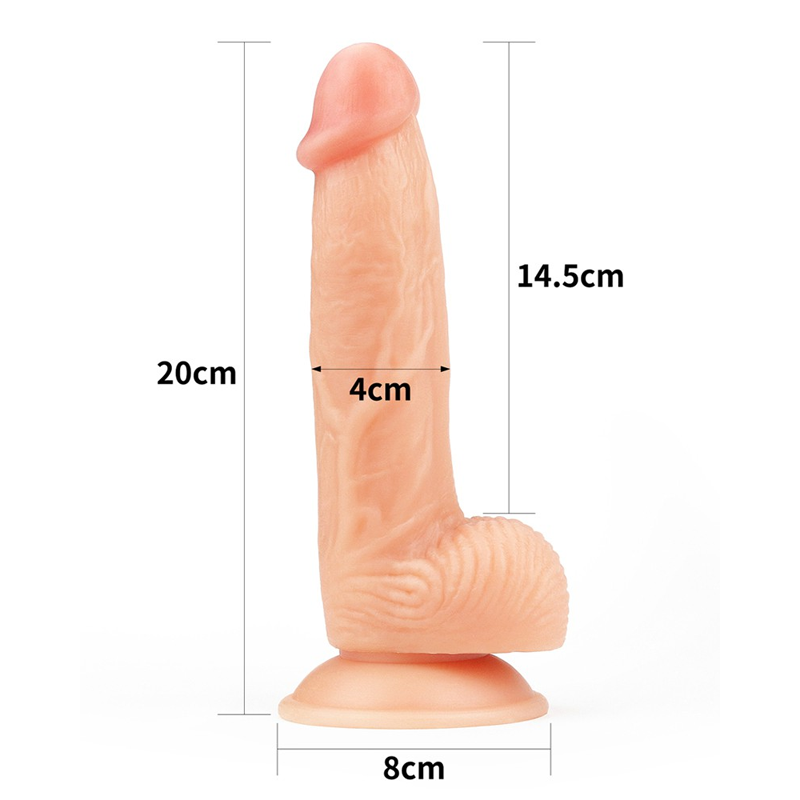 Gros gode réaliste (20 cm) - The Ultra Soft Dude 8"