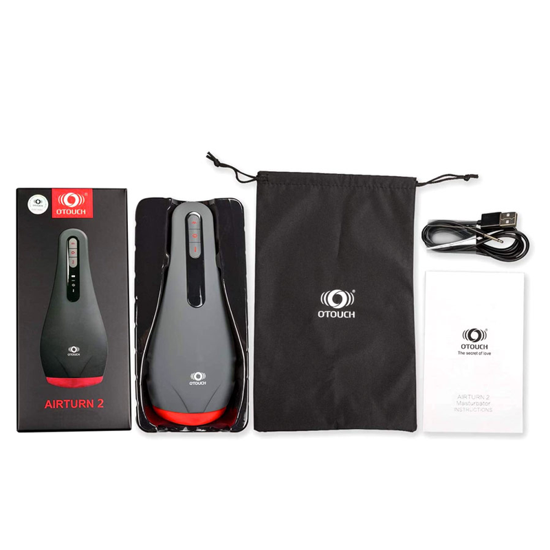 Masturbateur - OTouch Airturn 2 (Succions + vibrations + chaleur)
