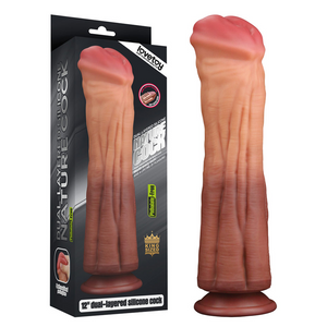 Pénis de cheval double densité (30 cm) - LoveToy Nature Cock