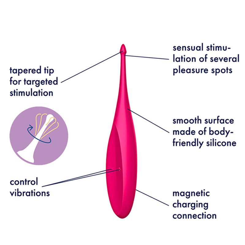 Satisfyer Twirling Fun - Vibromasseur multifonction