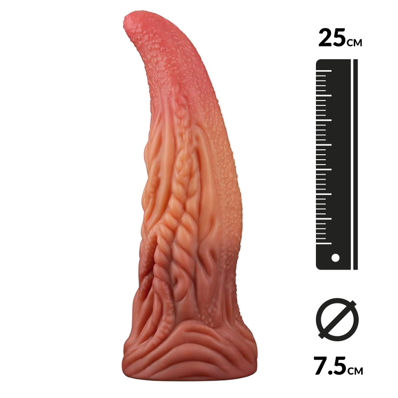 Dildo réaliste double densité (22.5 cm) - LoveToy Nature Cock
