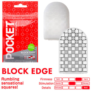 Masturbateur Tenga Pocket - Block Edge