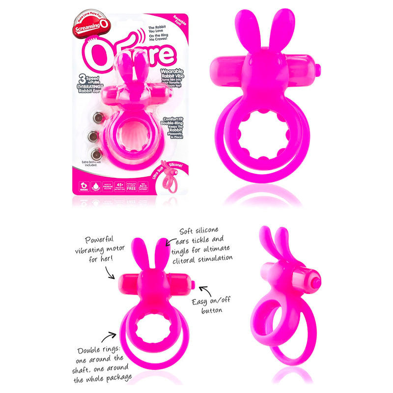 Double anneau pénien vibrant – Ohare Screaming O