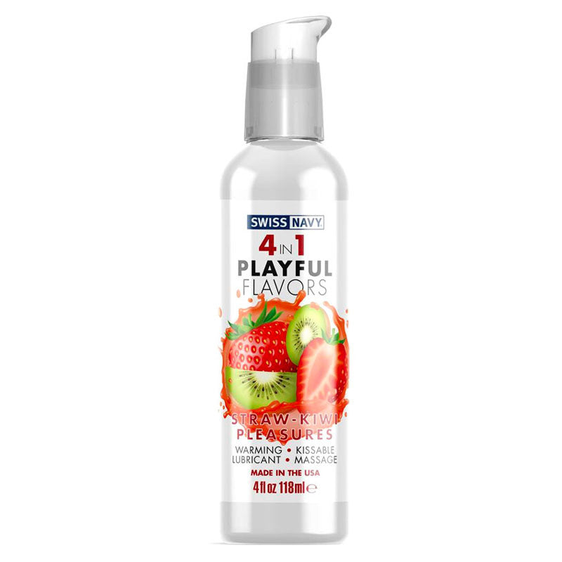 Lubrifiant à base d'eau Fraise et kiwi - Swiss Navy 118ml