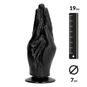 Godemichet géant main Fist - All Black