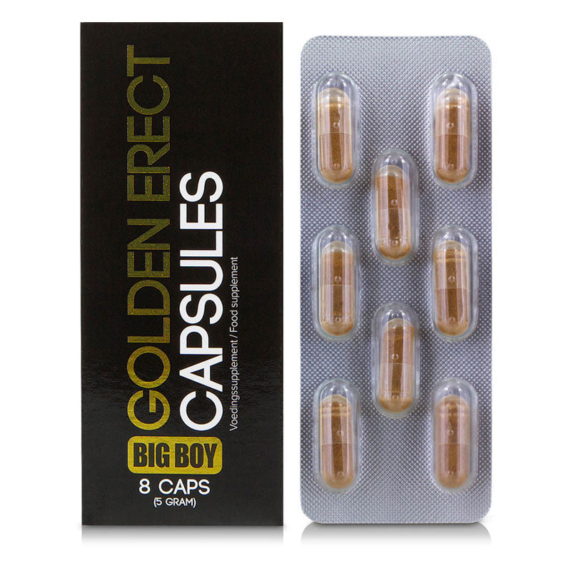 Stimulants sexuels Golden Erect Capsules (8 caps) - Big Boy