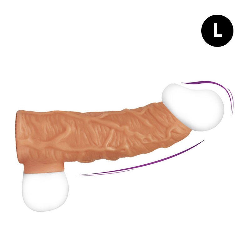 Gaine de pénis grossissante Nude Sleeve 001 (L) - Kokos