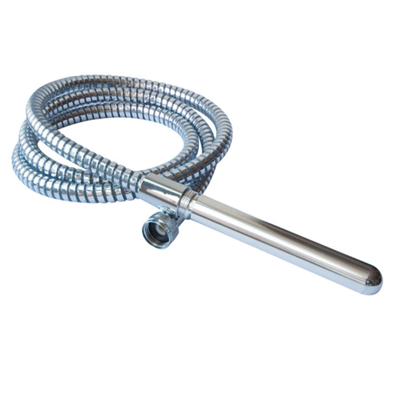 Canule de douche Aquastick avec flexible (silver) - Joydivision