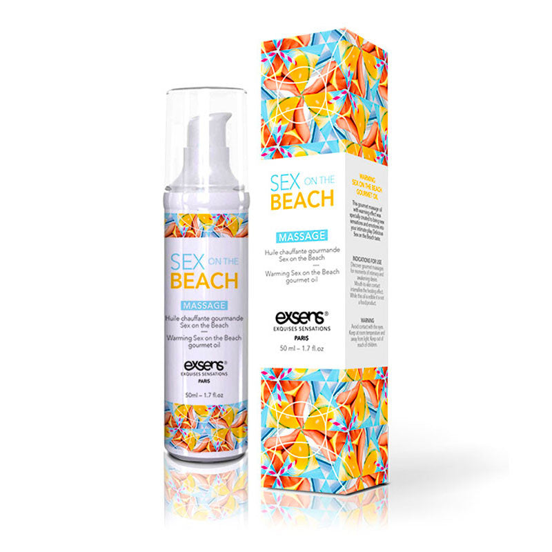 Exsens Huile de massage chauffante et gourmande - Sex on the Beach Cocktail