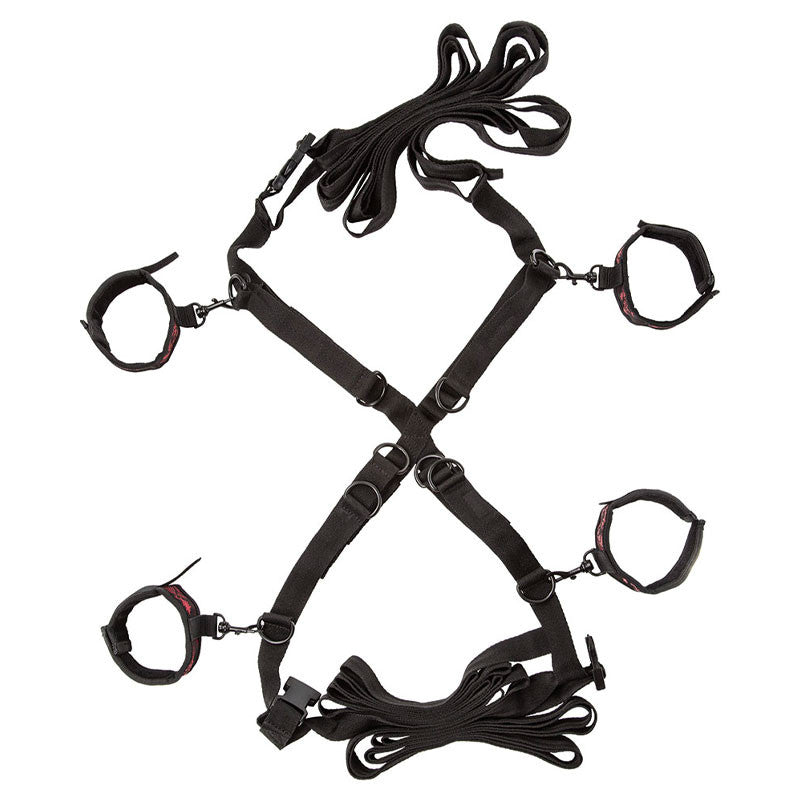 Kit de bondage Scandal Over The Bed Cross - Calexotics