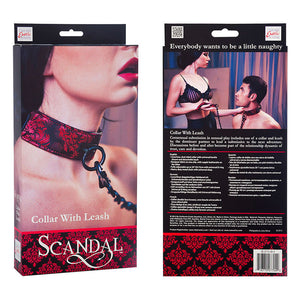 Laisse et collier BDSM Scandal - Calexotics