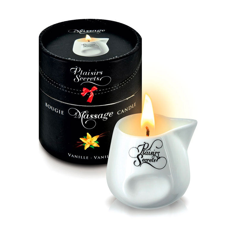 Bougie de massage Vanilla - Plaisirs Secrets