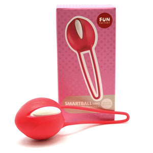 Boule de Geisha Smartballs Teneo uno rouge et blanc - Fun Factory
