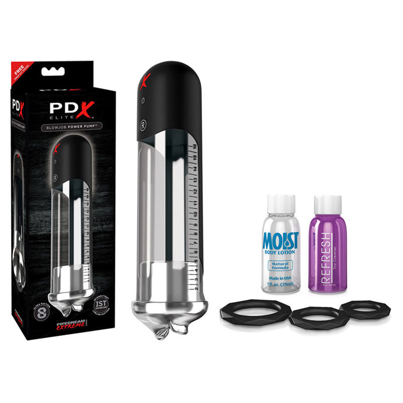 Pompe à pénis PDX BlowJob Power Pump - Pipedream
