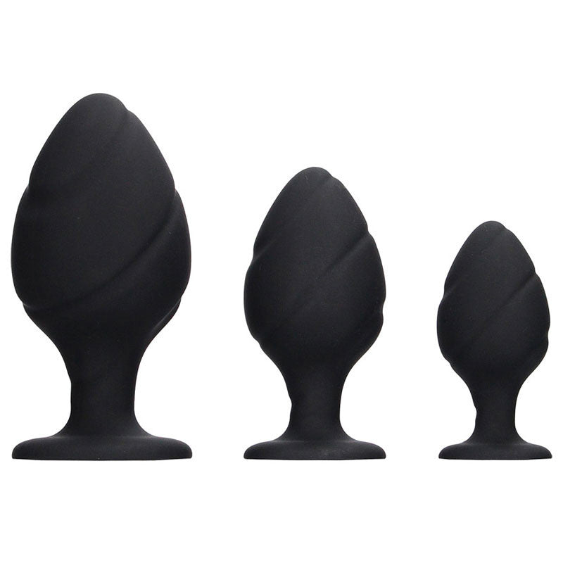 Plug Anal Set Swirled Butt Plug - Ouch!