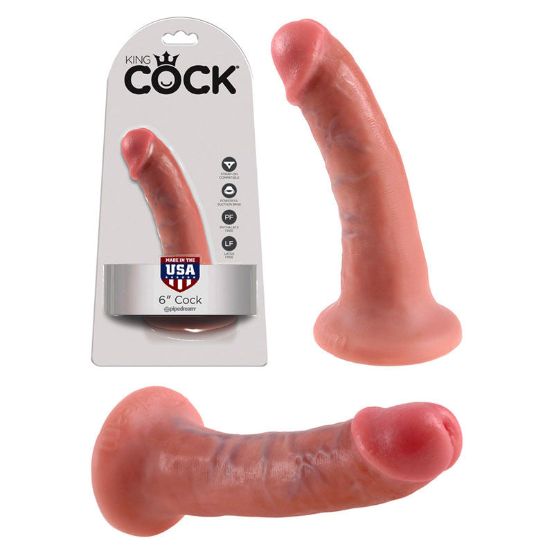 Dildo réaliste RealDeal 17.2cm (Flesh) - King Cock