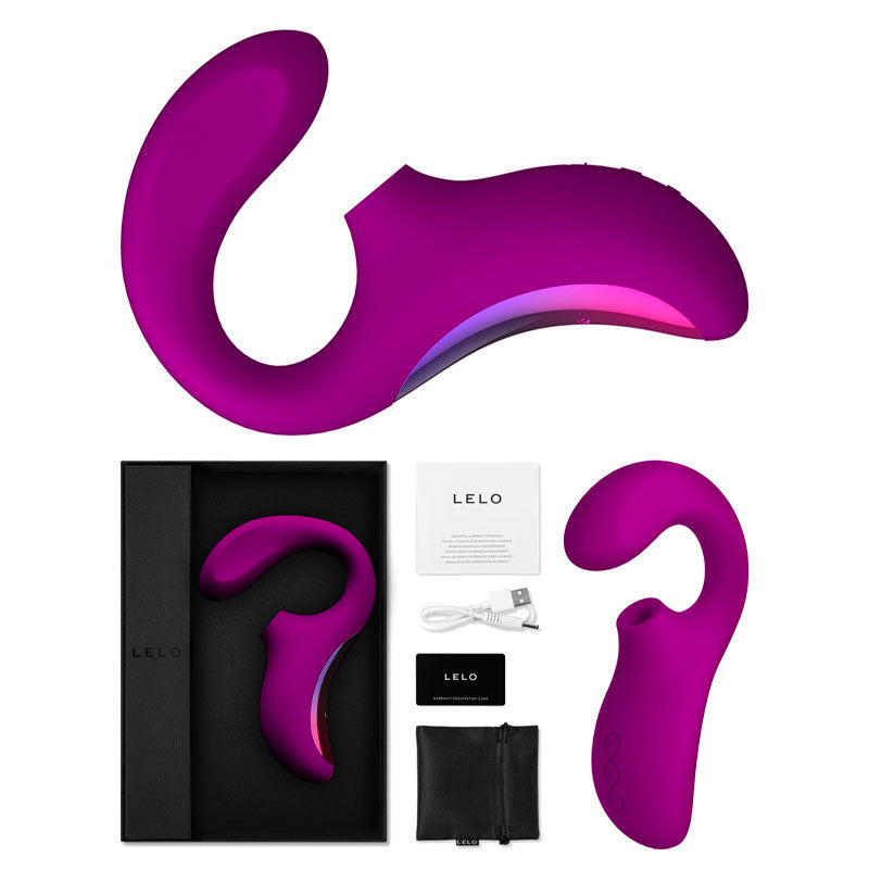 LELO Enigma (Deep Rose) - Stimulateur clitoris & Point G
