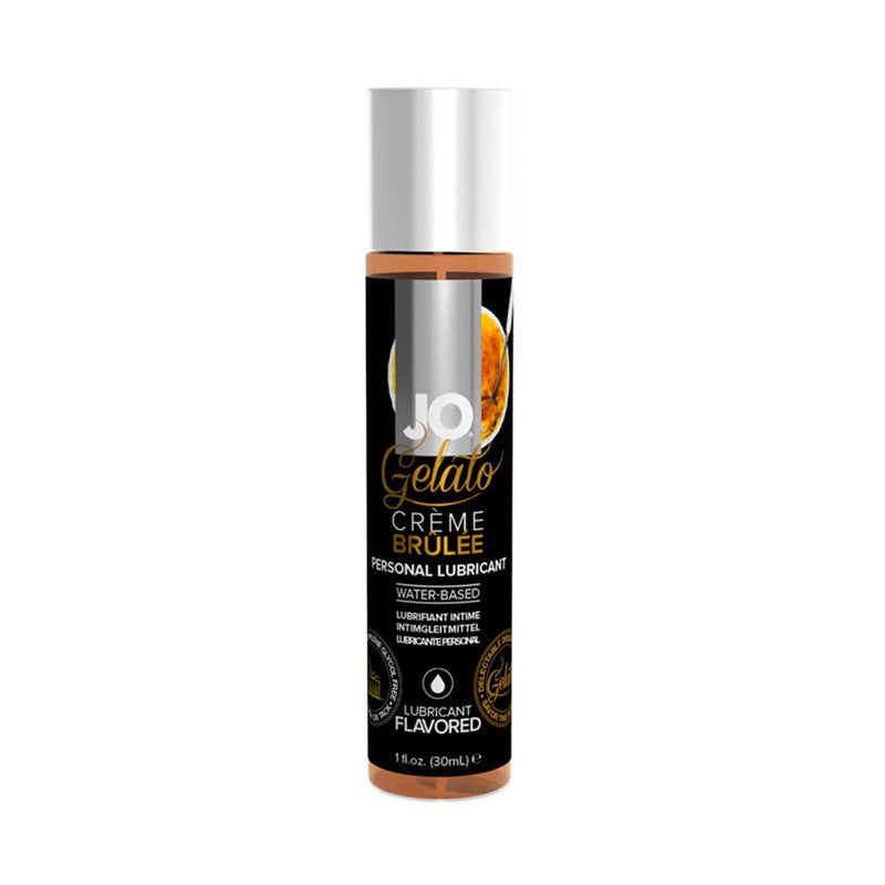 Lubrifiant aromatisé "Gelato Crème brûlée" - System Jo