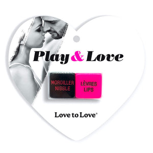Jeu de Dés pour adulte - Play & Love (Français/Anglais)
