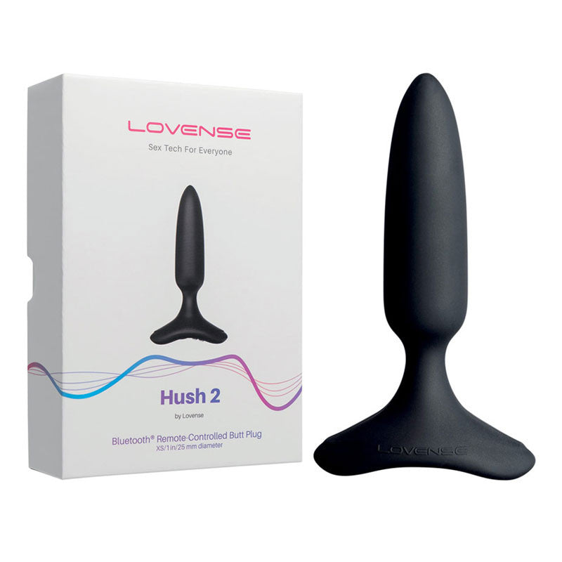 Hush 2 Lovense - Plug anal vibrant connecté (Petit)