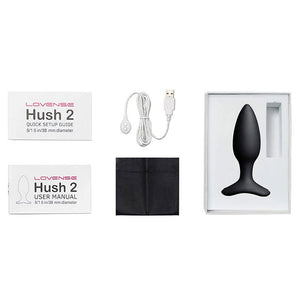 Hush 2 Lovense - Plug anal vibrant connecté (Moyen)