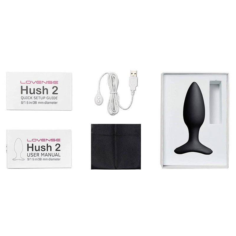 Hush 2 Lovense - Plug anal vibrant connecté (Moyen)