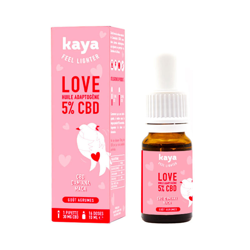 Kaya LOVE 5% CBD 10 ml - Huile aphrodisiaque