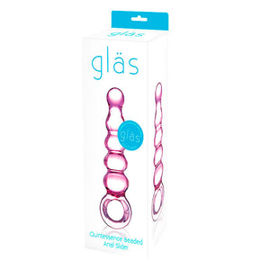 Chapelet anal en verre - Gläs Quintessence Beaded Anal Slider