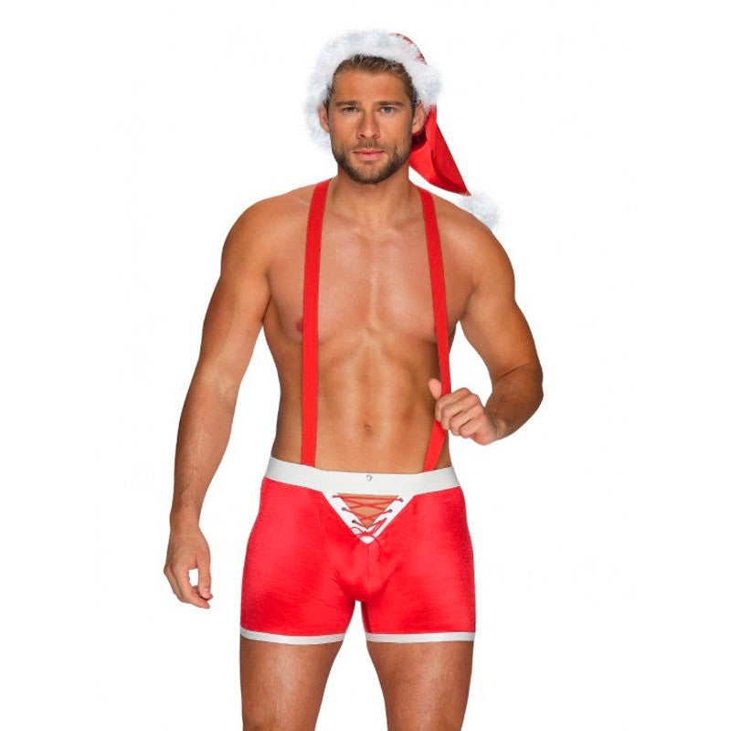Ensemble sexy de Noël Mr Claus – Obsessive