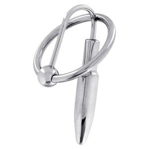 Plug urétral avec anneau de gland 30mm - Rimba