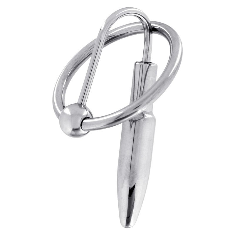 Plug urétral avec anneau de gland 30mm - Rimba